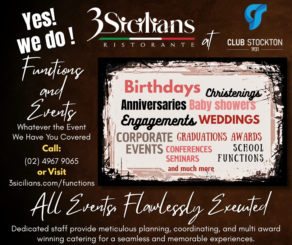 3 Sicilians Functions and Events