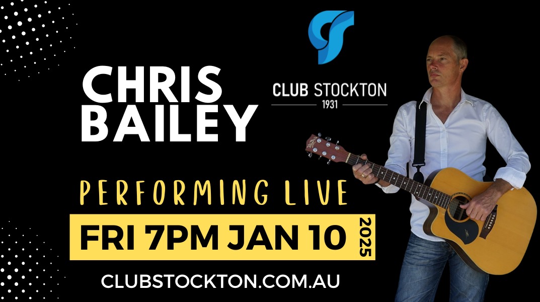Chris Bailey LIVE AT CLUB STOCKTON