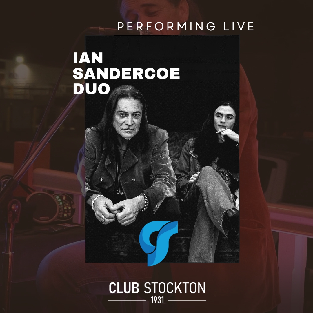 Ian Sandercoe Live At Club Stockton. Get ready for a night of authentic Newcastle rock heritage!