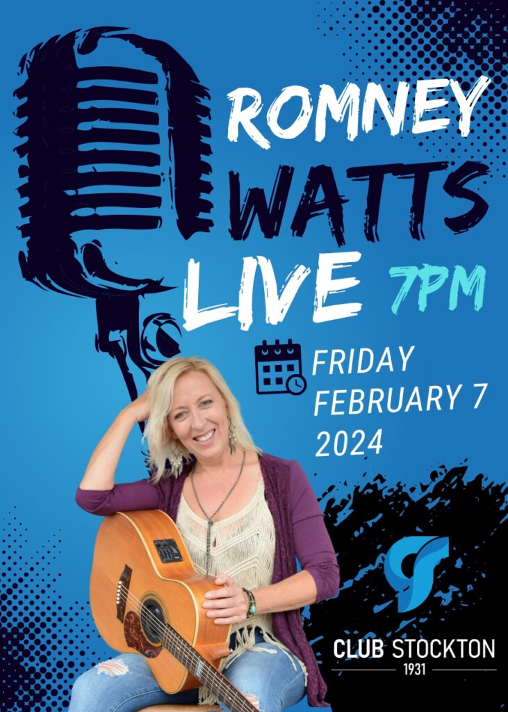 Romney Watts FRIDAY February 7 2024 Club Stockton