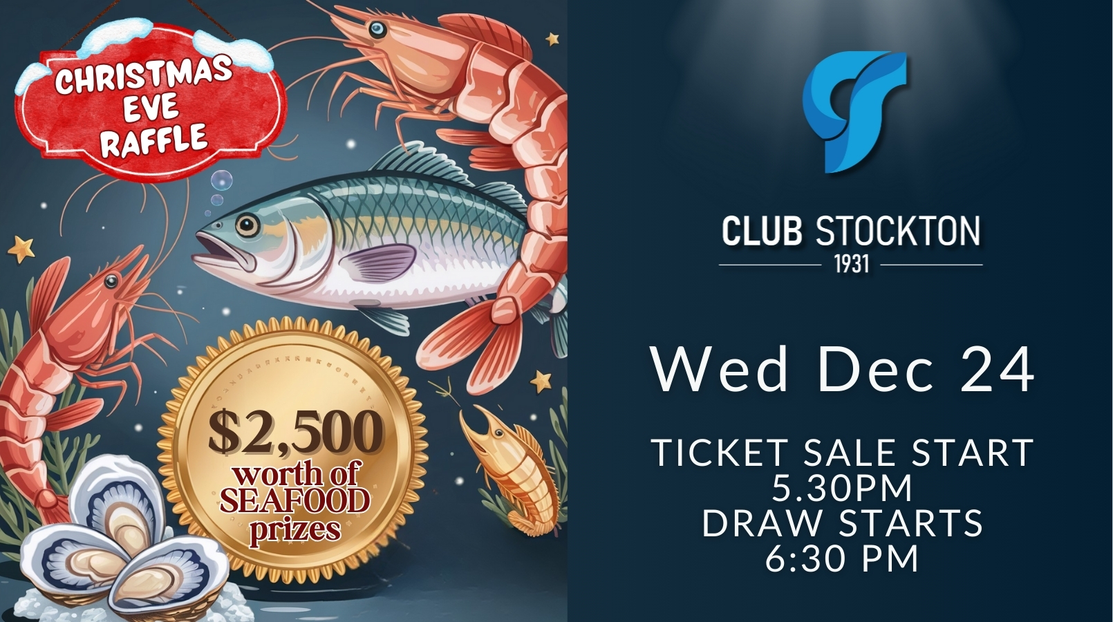 Seafood Raffle Club Stockton